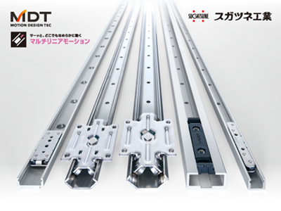 【どこでもなめらか、設計を自由にする直動ガイド】マルチリニアモーション